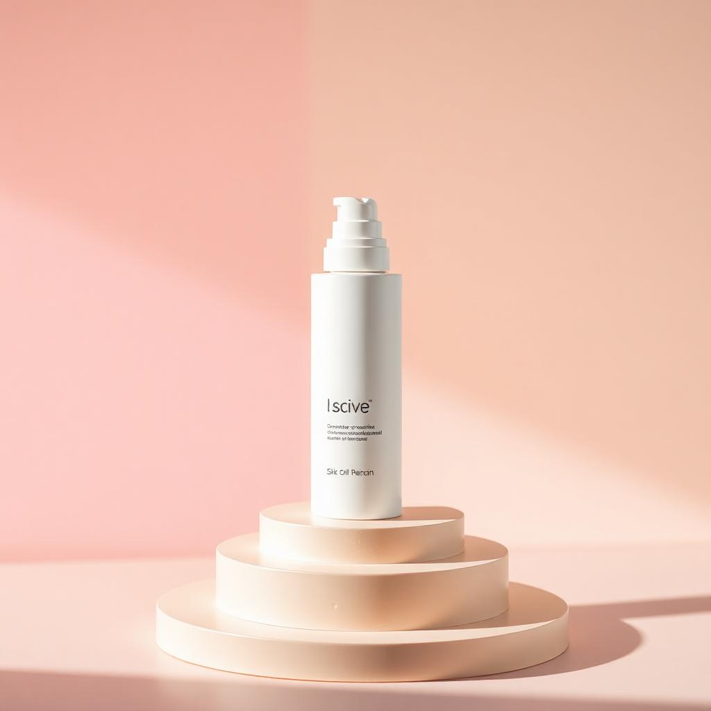 Skincare bottle after